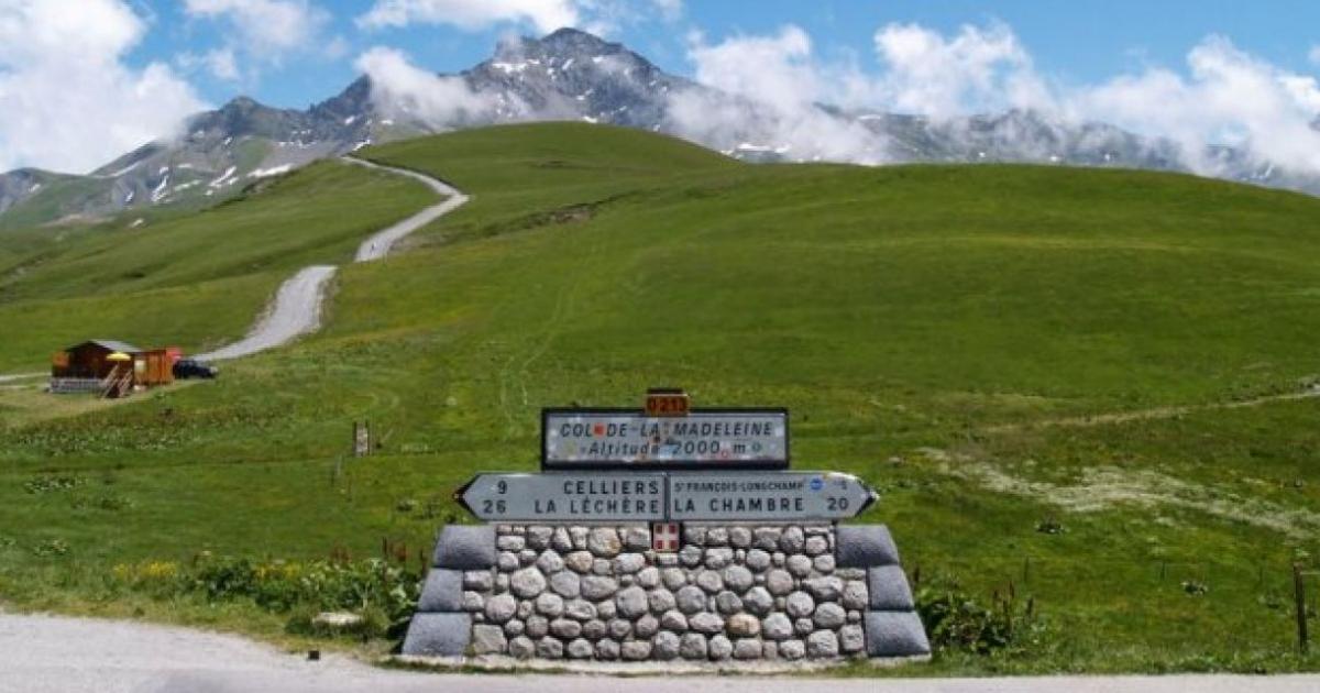 Col de la Madeleine - Průsmyk u lyžařského střediska ...