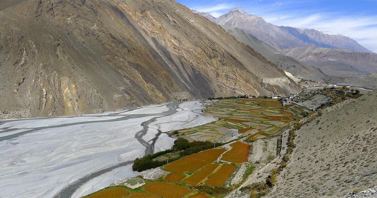 Kali Gandaki River The River Bisecting The Himalaya