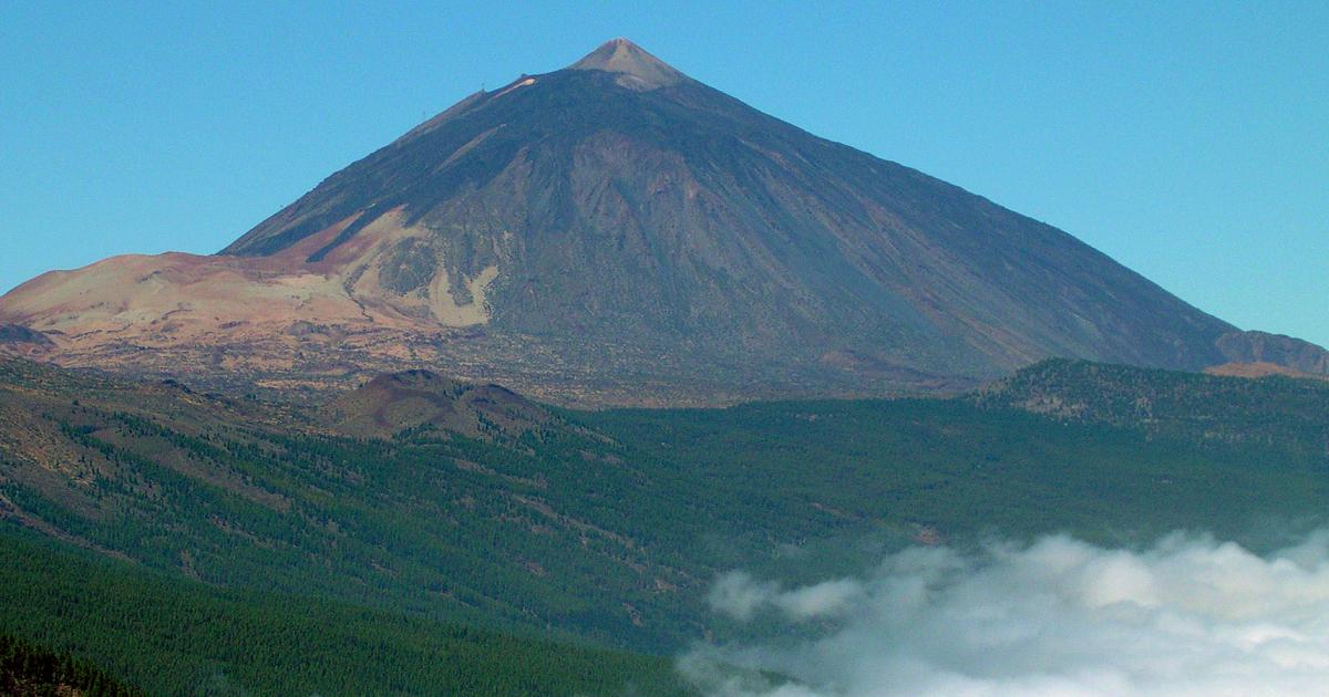 Volcano Pico De Teide The Highest Mountain In Spain